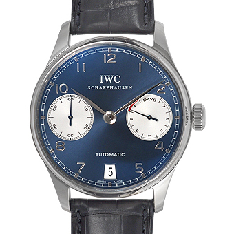 IWC ポルトギーゼ コピー  IW500112 オートマチック ローレウス ブルー/シルバー